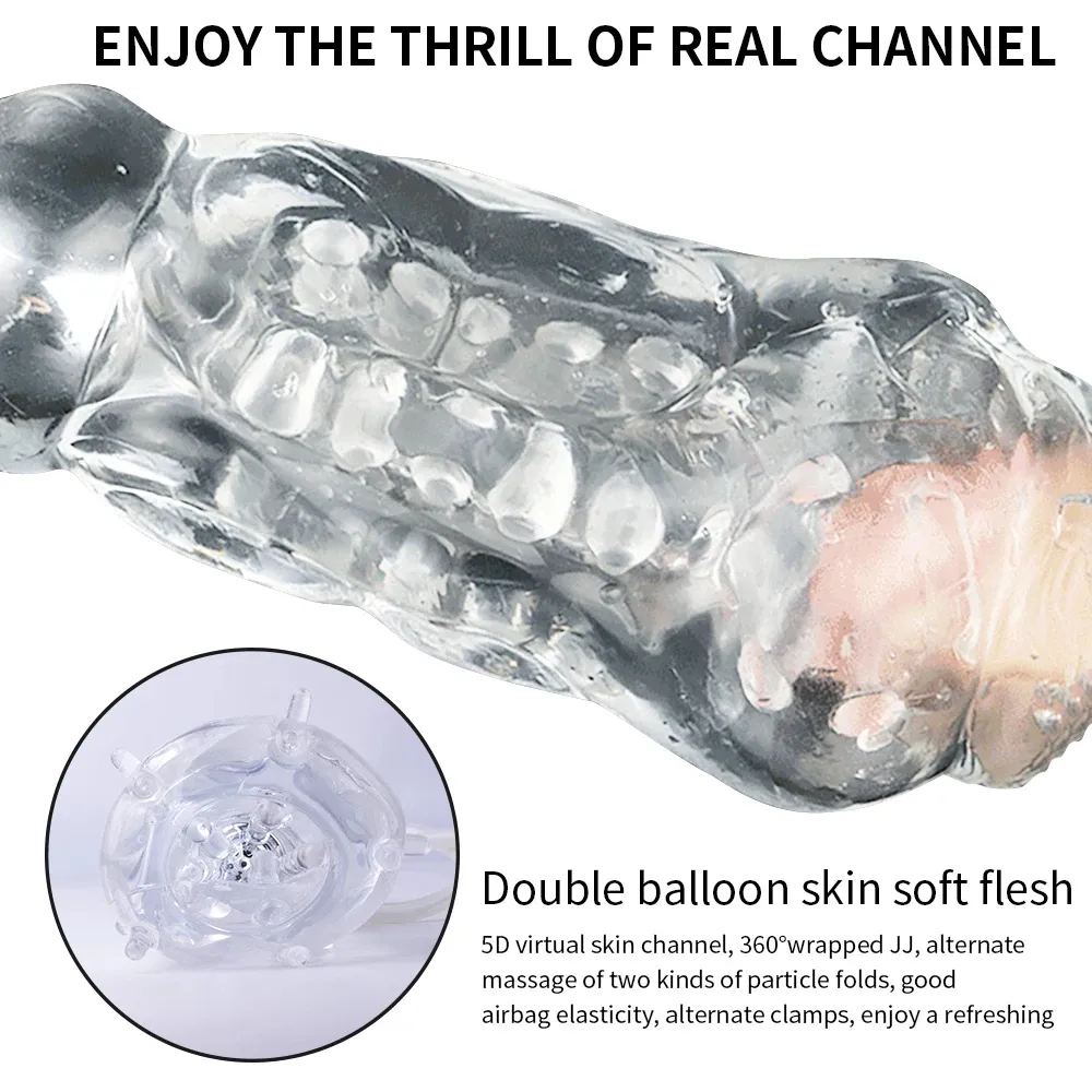 Sex Toys for Men Auto Masturbator Cup Strong Sucking Oral Blowjob Machine Penis Pump Trainer Pocket Pussy Adult Supplies — image 4