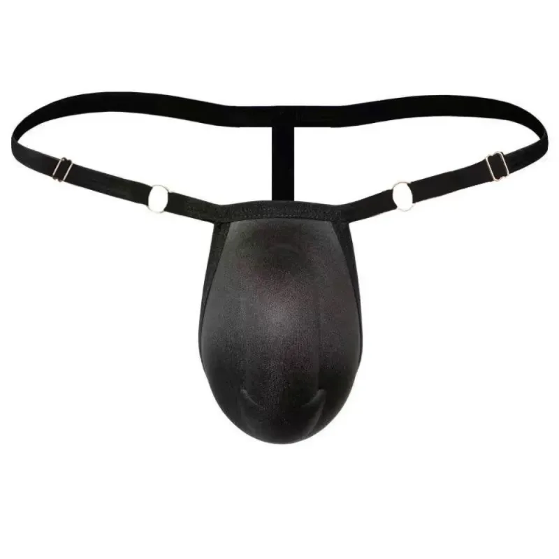 Tangas con almohadilla de esponja y espalda en T para hombre, calzoncillos acolchados frontales ajustables en 3D, ropa moldeadora de cintura baja sin costuras, accesorios para bragas — image 16