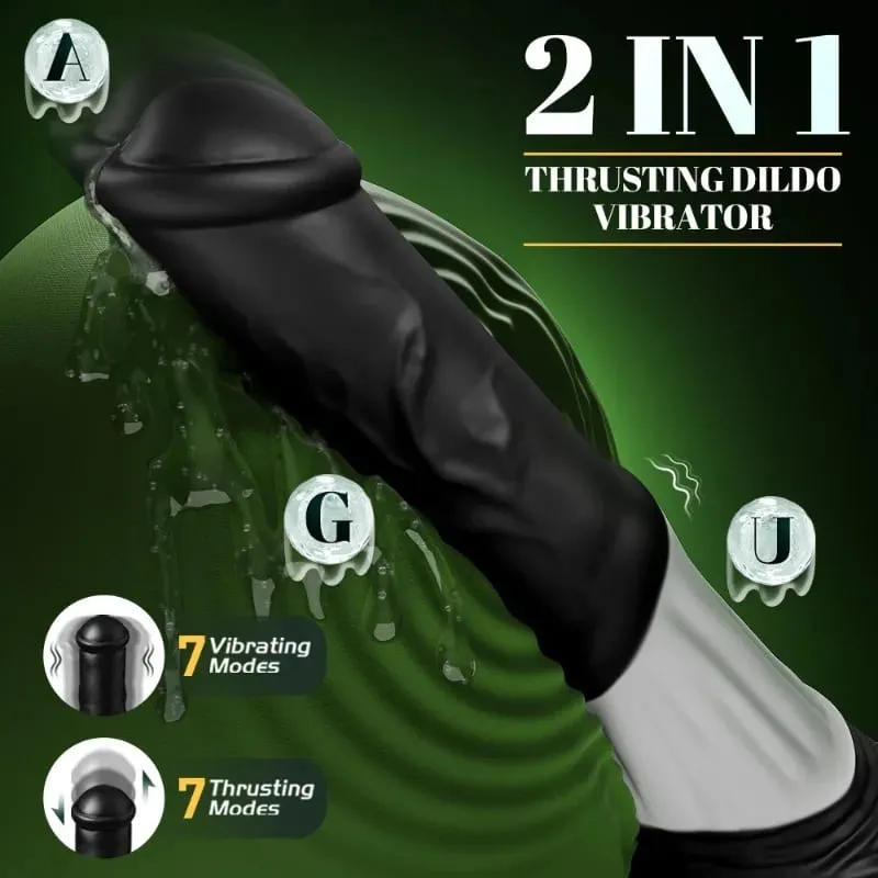 Thrusting Horse G-spot Dildo Vibrator 11.8" Monster Big Dildo Vibrations App Remote Control Suction Cup Adult Sex Toy for Women