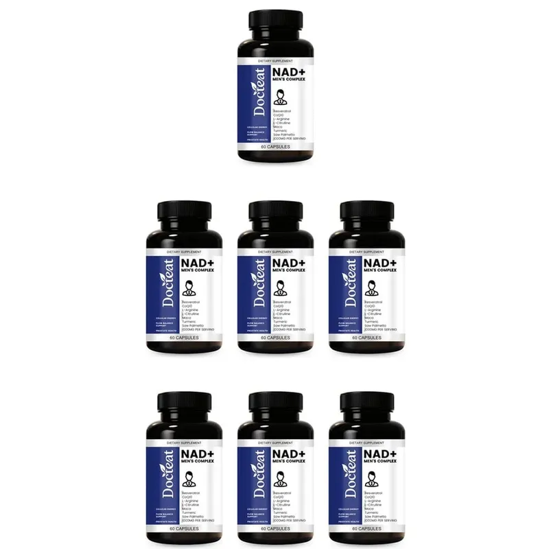 Docteat NAD+ Men's Complex Capsules for Daily Energy Metabolism and Circulatory Support Male Vitality Balance 60 Capsules — image 13
