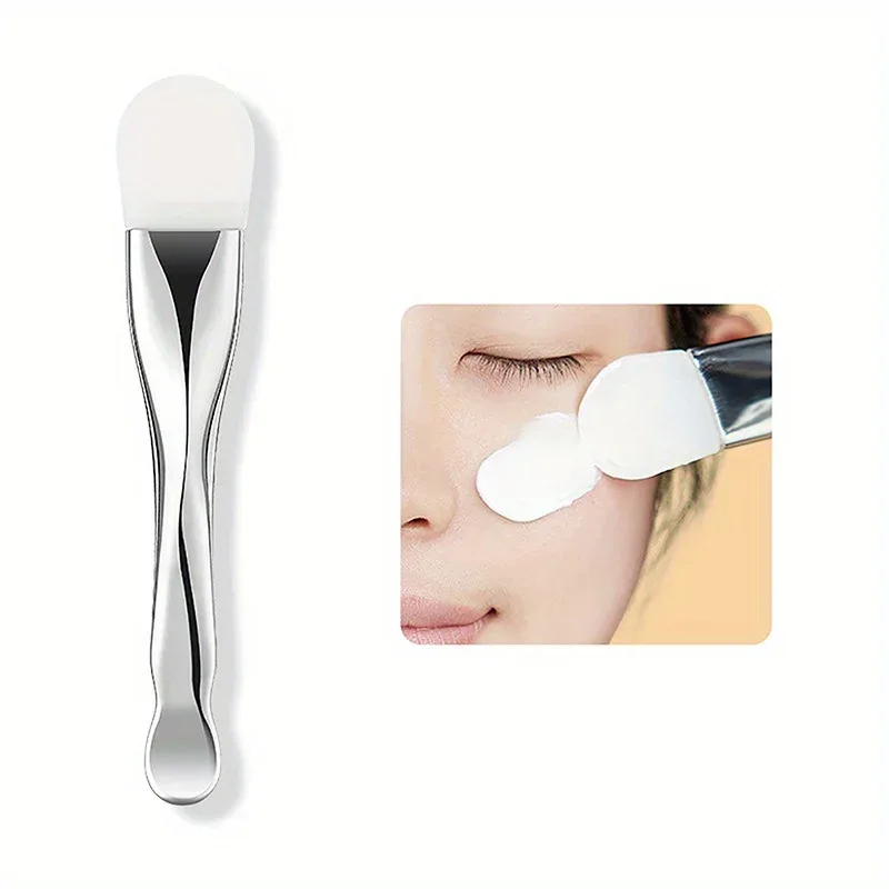 Double Head Silicone Facial Mask Brush Face Cleaning Scraper Daub Type Mud Film Special Brush Beauty Tool Brush Make up Brushes — image 8