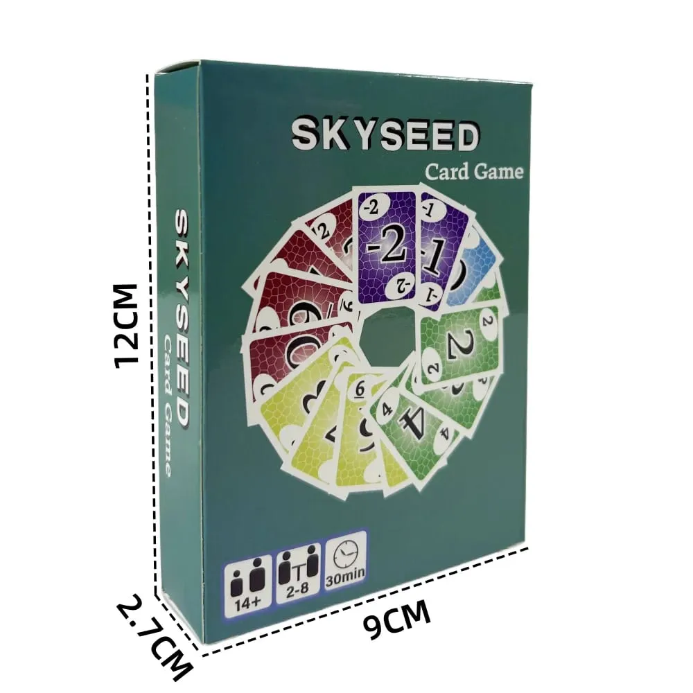 Skyseed Card Game 150 Playing Cards Board Game Deck Fun Action Edition Social Collective Games Christmas and Halloween Gifts — image 4