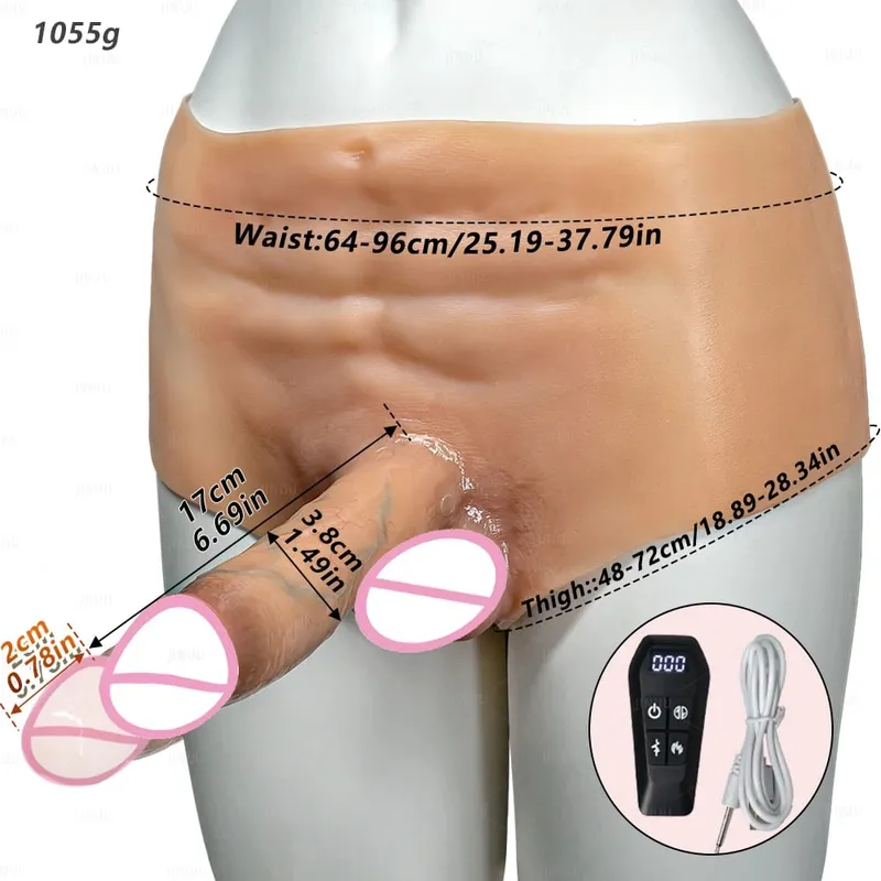 Wearable Thrusting Rotation Dildo Vibrator Electric Realistic Penis Masturbator Couple Sex Shorts Dildo For Women Sex Toys 18+