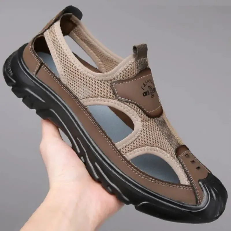 2026 New Hollow Out Breathable Man Shoes Summer Casual Beach Men's Sandals Outdoor Ultra Light Anti Slip Walking Shoes for Man — image 3