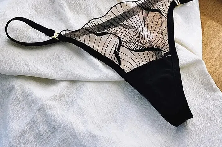 Summer French Front Button Bralette Beachwear Ultra Thin Breathable Sensual Wirefree Light Support Beauty Back Tushy Set MOYISU — image 10
