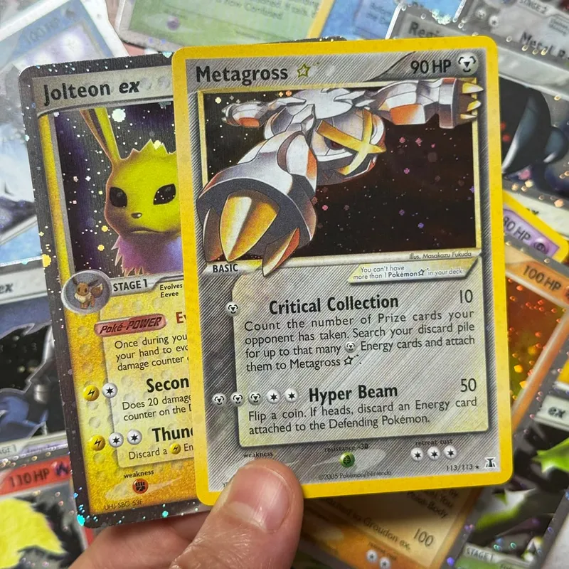 Proxy Cards Holographic Emerald Cacturne Rayquaza Hidden Legends Kyogre Crystal Guardians Alakazam Star Flareon Metagross — image 6