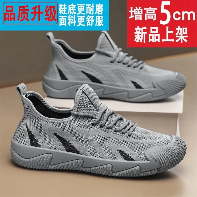 Casual Netted Shoe Man Summer New Sports Style Breathable and Trendy Work Comfortable and Versatile Shoes Fashionable and Simple