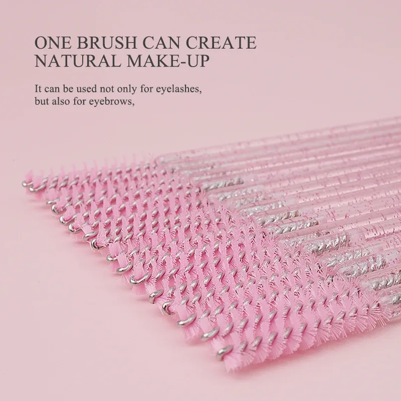 50/100pcs Disposable Mascara Wands Eyelash Spoolies Brushes Micro Lash Extension Tool Makeup Beauty Cosmetic Supply — image 6