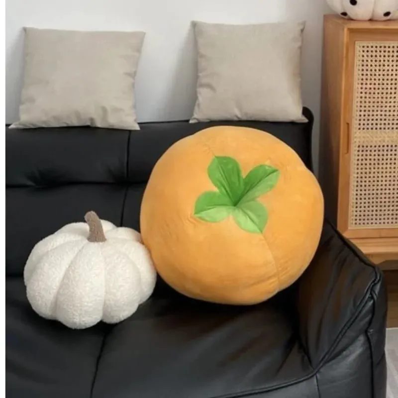 Thickened Cushion with Tomato-Shaped Pillow Vegetable Mushroom Persimmon Round Cushion Pad for Window Seat Pillows for Bedroom — image 9