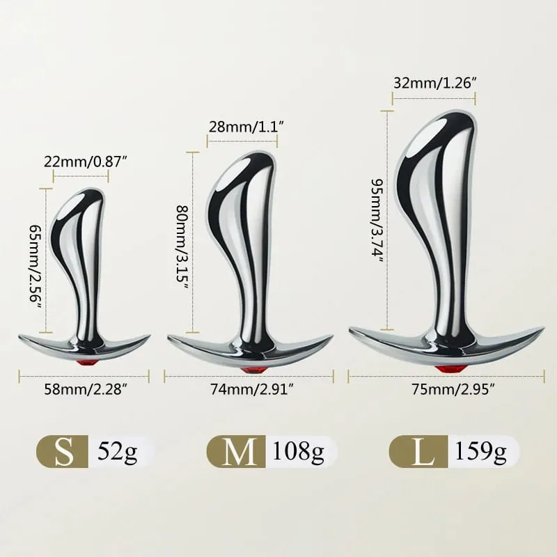 Metal Anal Plug P Spot Stimulator Prostate Massager Wear Outdoors Butt Plug Wearable Sex Toys for Men and Women Adult Sex Toys — image 10