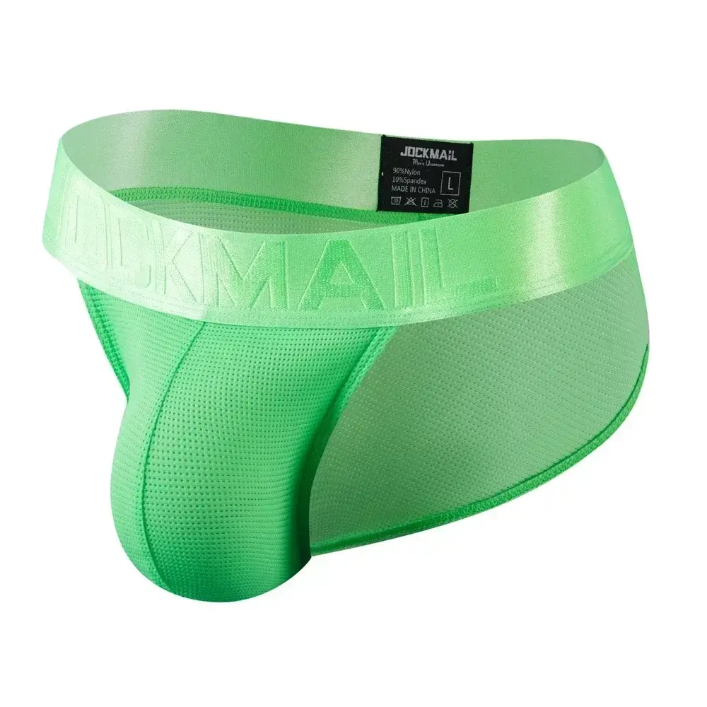 Herren-Unterwäsche, Slips, Unterhosen, Nylon-Mesh, schnell trocknend, Herren-Slips, Bikini-Slip, Herren-Tanga-Slips, Jockstrap, schwule Unterwäsche — image 5