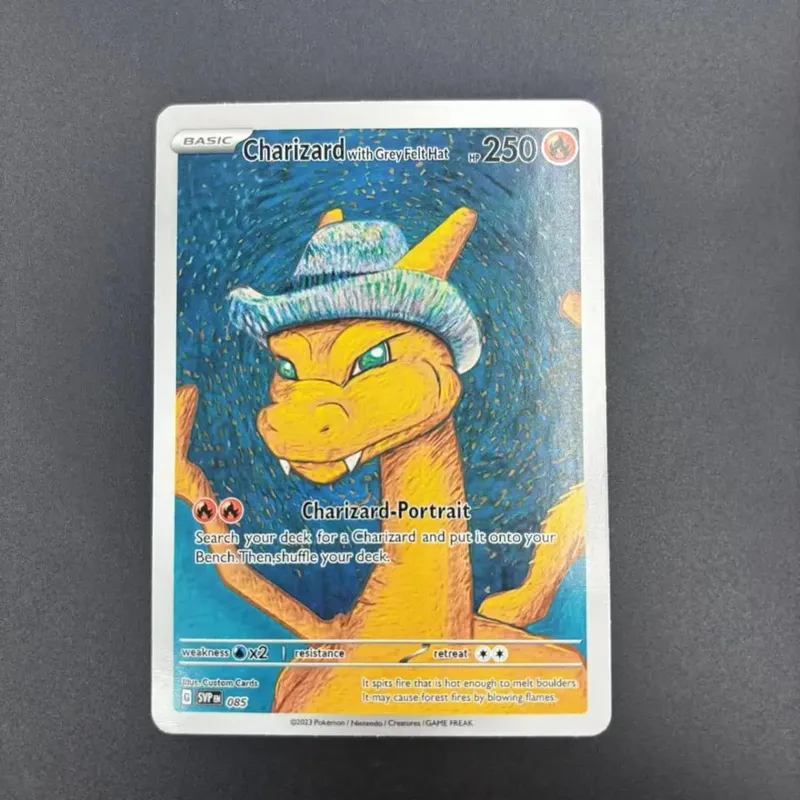 DIY Collection Cards 2023 SVP EN VAN GOGH /GREY FELT HAT Self Made Single Card Classic Game Anime Cards Gift Toy — image 17