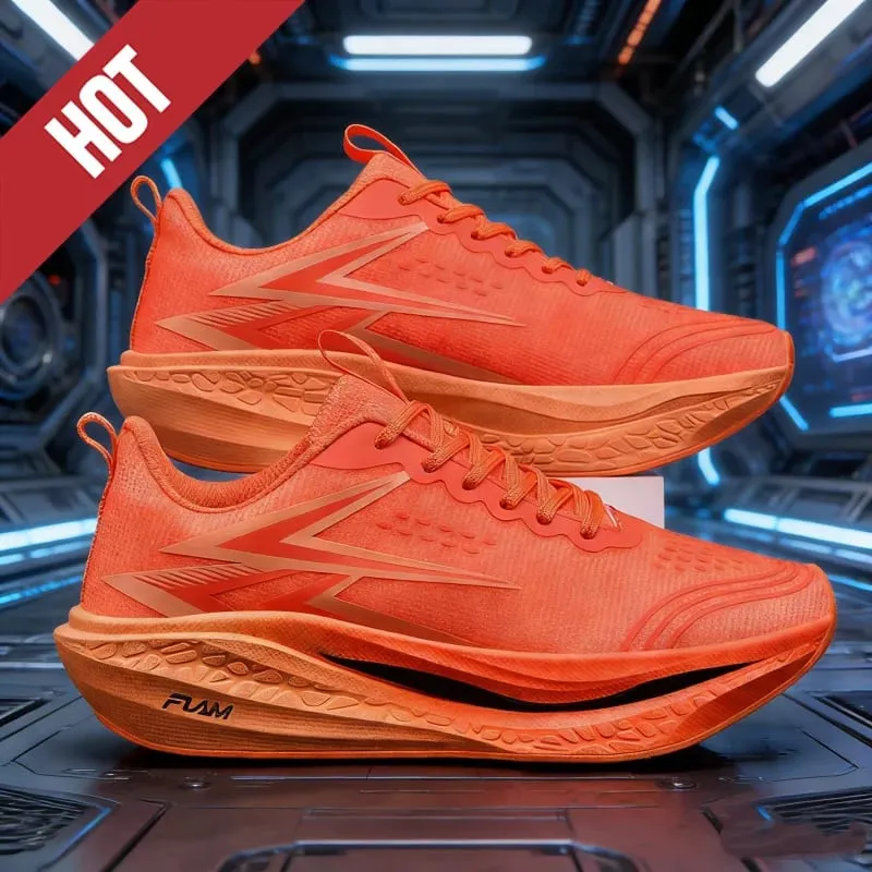 HOT Running Shoes Carbon Board Speciality Marathon Men Sports Breathable Lightweight Women Comfortable Athletic Nonskid Sneakers
