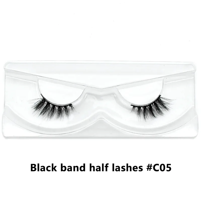 Bulk Items 10/30/60/100 Pairs Mink Half Lashes Natural Long Fluffy Wispy Half False Eyelashes Extension Lightweight Short Lashes