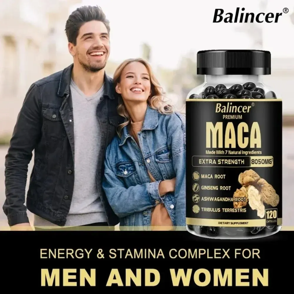 7in1 Premium Maca Root Capsules with Ashwagandha Ginseng and More - Nergy Performance and Mood Support — image 6