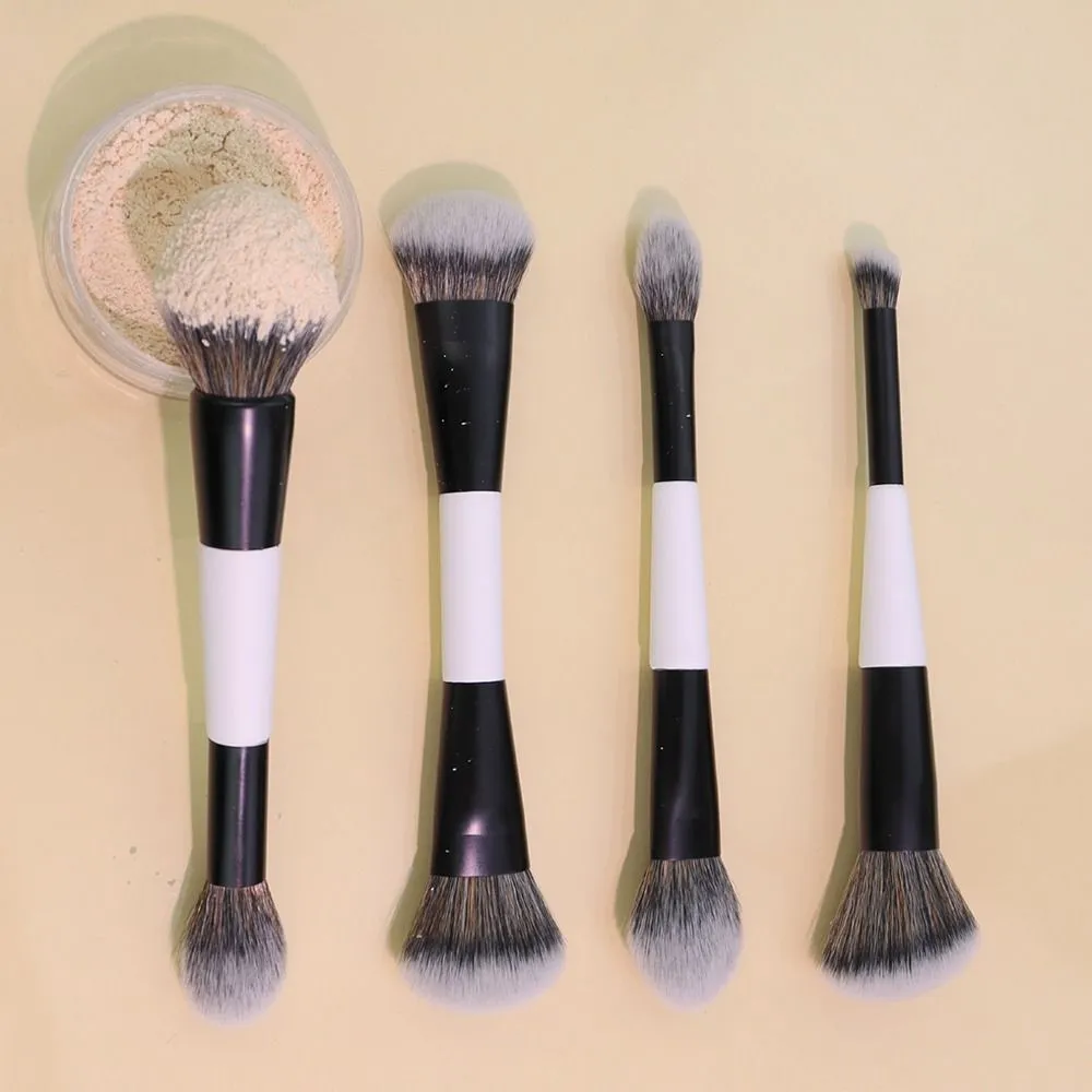 Dual-Ended F4 Contour Face Brush Multi-purpose High Coverage Eyeshadow Concealer Brushes Cosmetic Beauty Powder Blush Brush — image 5