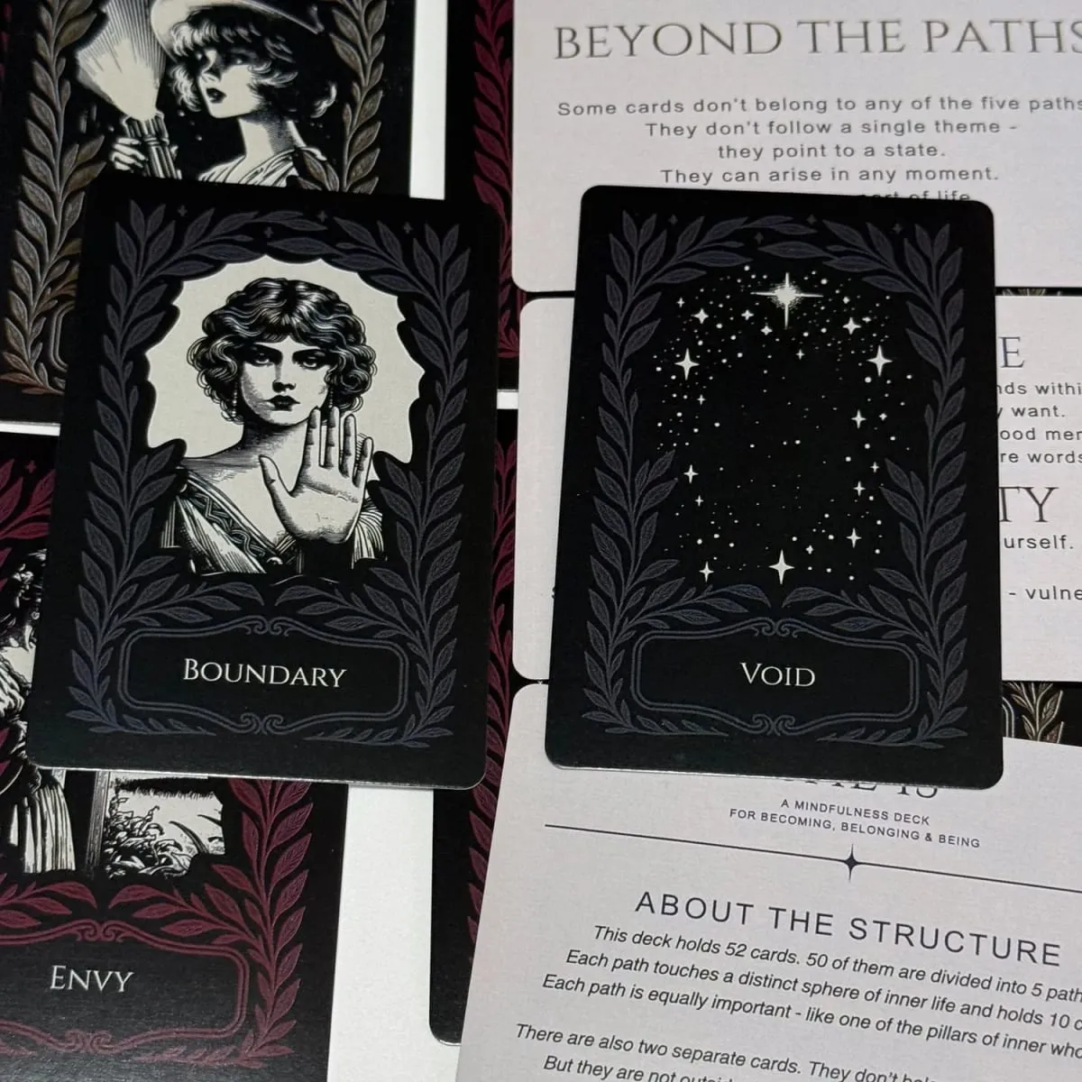 She Is Mindfulness Self-Care Cards Inner Dialogue Self-Reflection Tool for Family Gatherings Interactive Board Playing Game — image 5