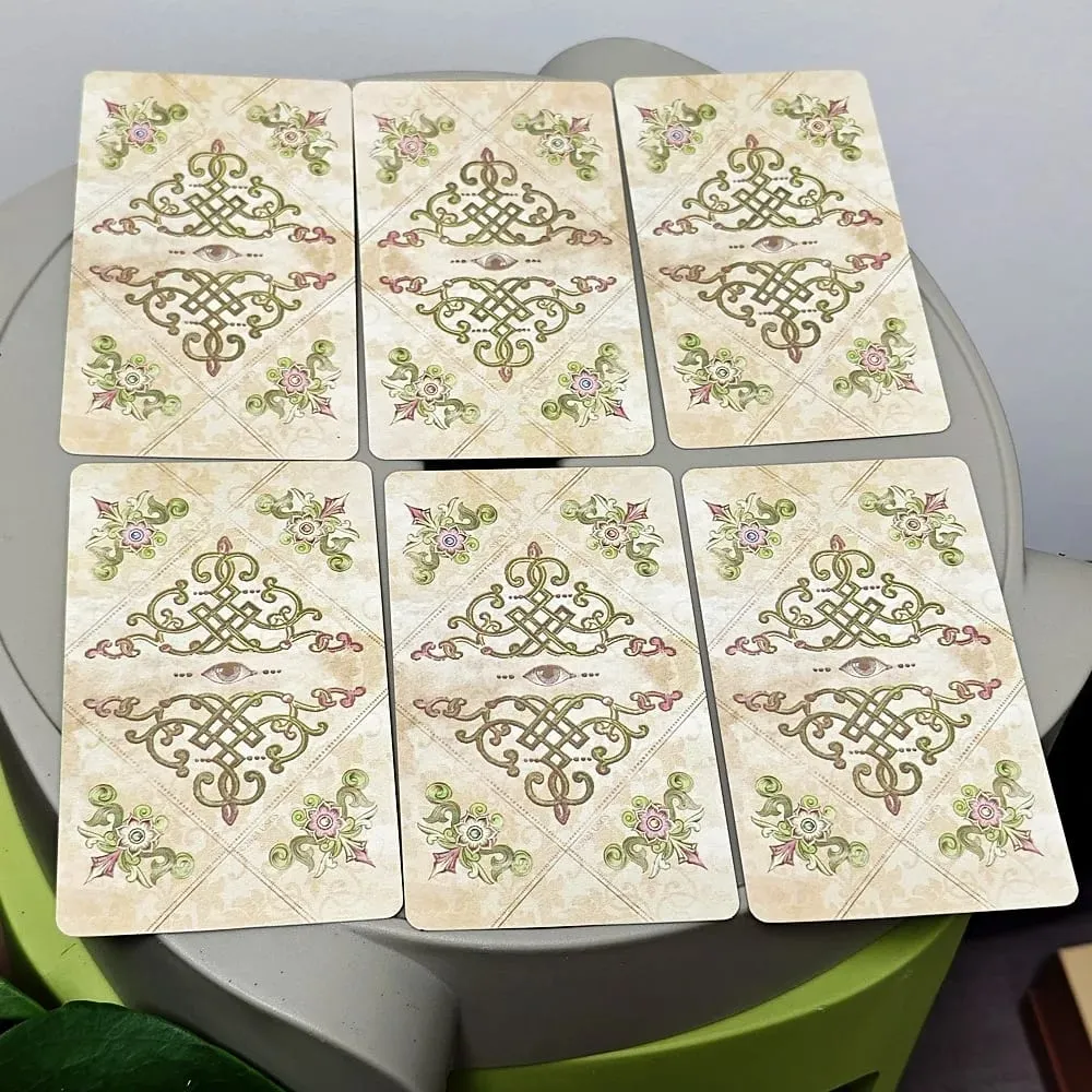 Old Style Tarot Deck Double-sided Embossed 79 Pcs Vintage Illustrations Highlight Malinaw na Simbolismo Naka-pack sa Matibay na Kahon 12*7cm — image 4