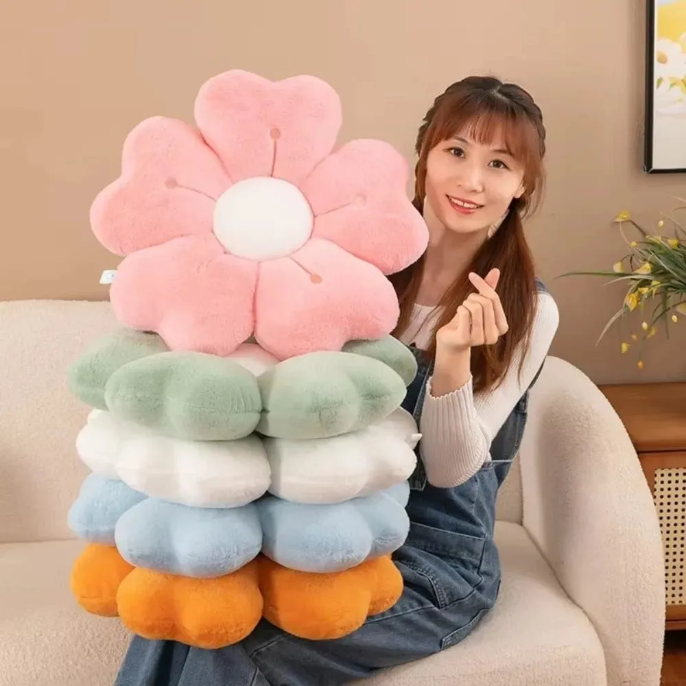 Soft Flower-Shaped Throw Pillow Cute Mattress Comfortable Sofa Decor Cushion Floor Cushion Chair Cushion Gift — image 3