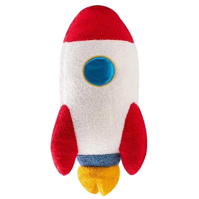 Hot Plush Rocket Astronaut Toy Stuffed Spaceship Throw Pillow Home Decor Birthday Gift Space Discovery Educational For Kids — image 12