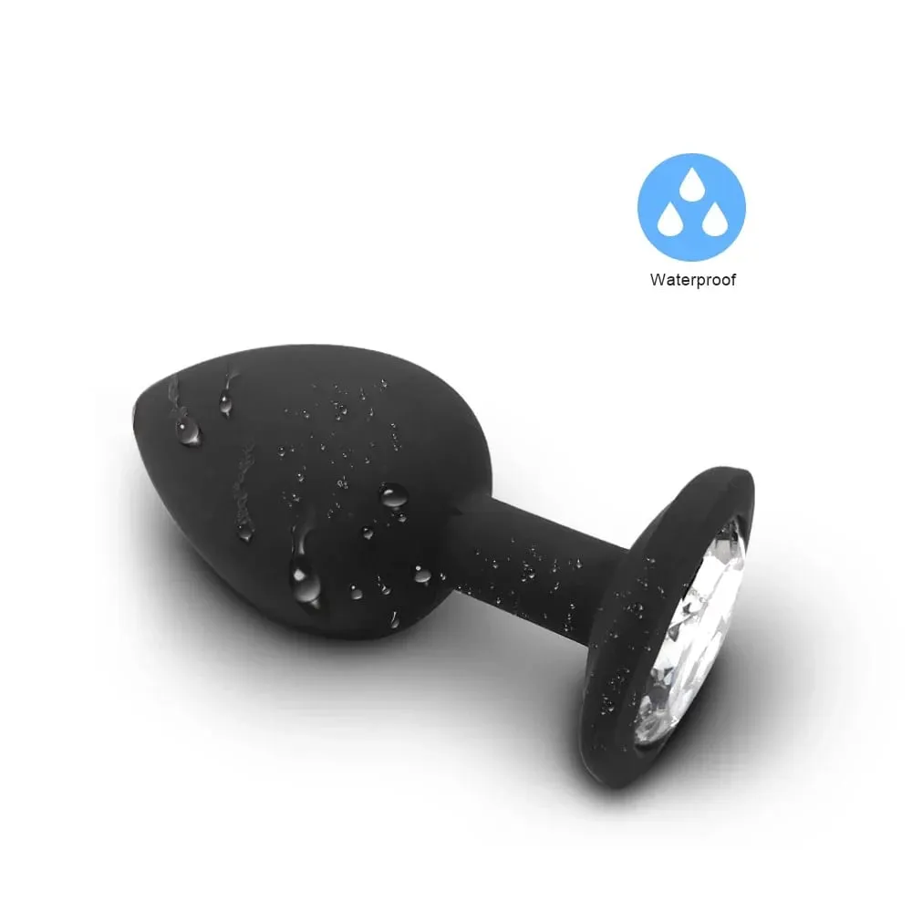 4st mjuk silikon analplugg Mini Erotisk Bullet Vibrator Butt Plug Sexleksak för män Kvinnor Gay Par Anal Prostata Stimulator — image 5