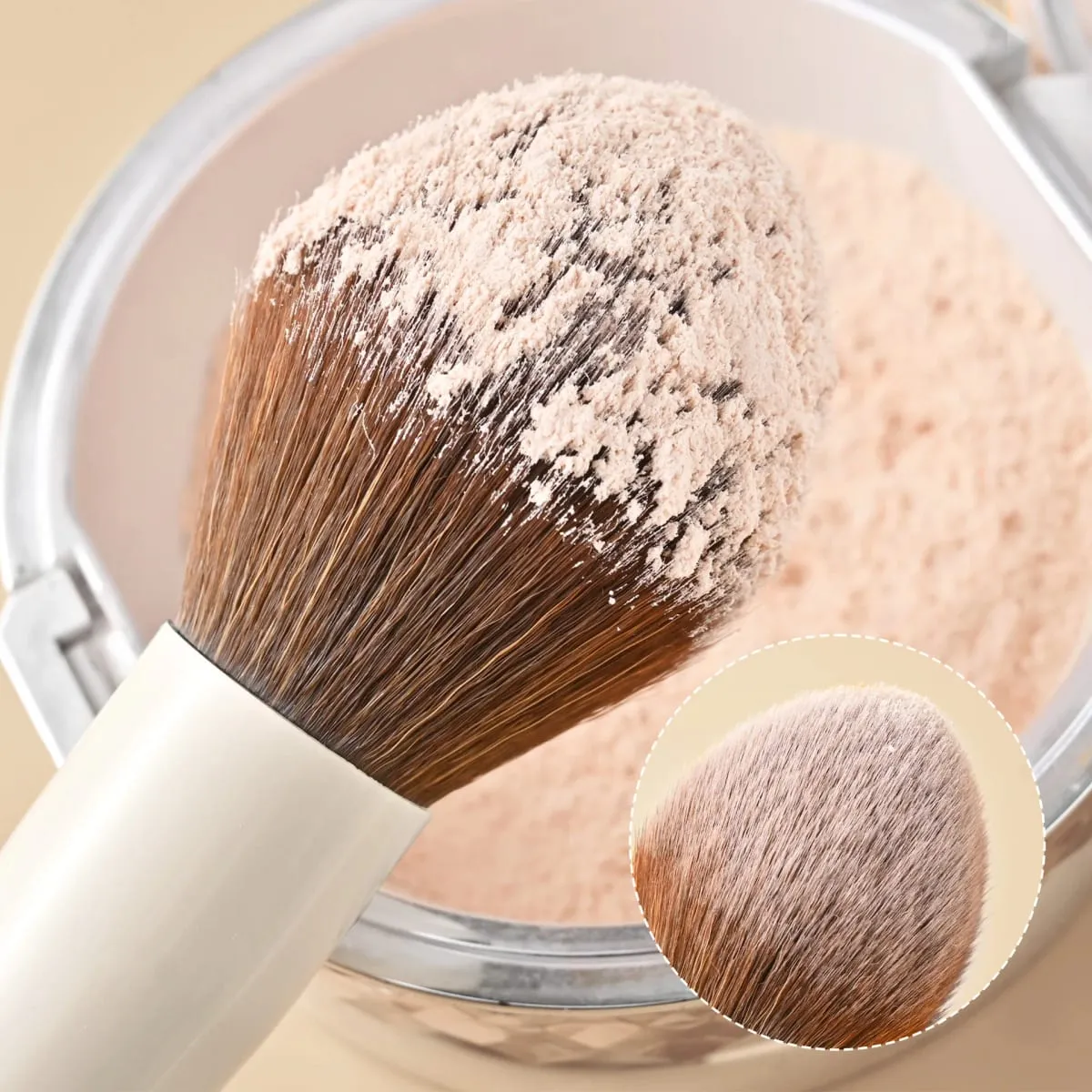15pcs Makeup Brushes Custom Logo White Color Brown Hair Makeup Brush Set Private Label Pro Beauty Tools Wholesale 5set/lot — image 6