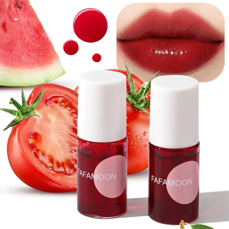 Mini Water Liquid Tint Hydratační lesk na rty Mirror Lip Glaze Dlouhotrvající voděodolná rtěnka Rosered Lip Cheek Rouge Cosmetic — image 2