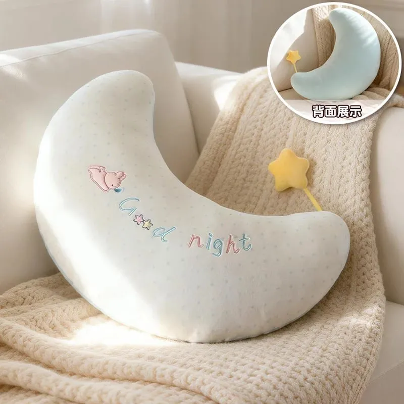 New Stuffed Cloud Moon Star Plush Pillow Soft Cushion Toys For Children Baby Kids Girl Christmas Gift Room Car Decor — image 9