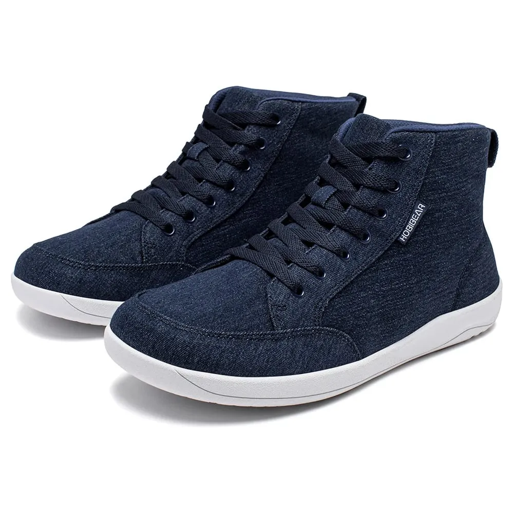 Mid-Top Barefoot Shoes Unisex Wide Toe Box Canvas Sneakes Zero Drop Lace Up Outdoor Walking Shoes — image 6