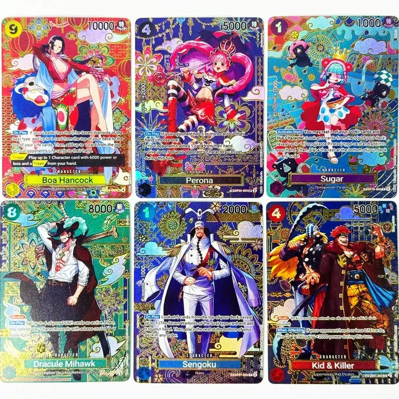 Full Set One Piece Card Game SP Rare Card Complete Collection High Quality DIY Replica Anime Foil Proxy Card [English/Japanese]