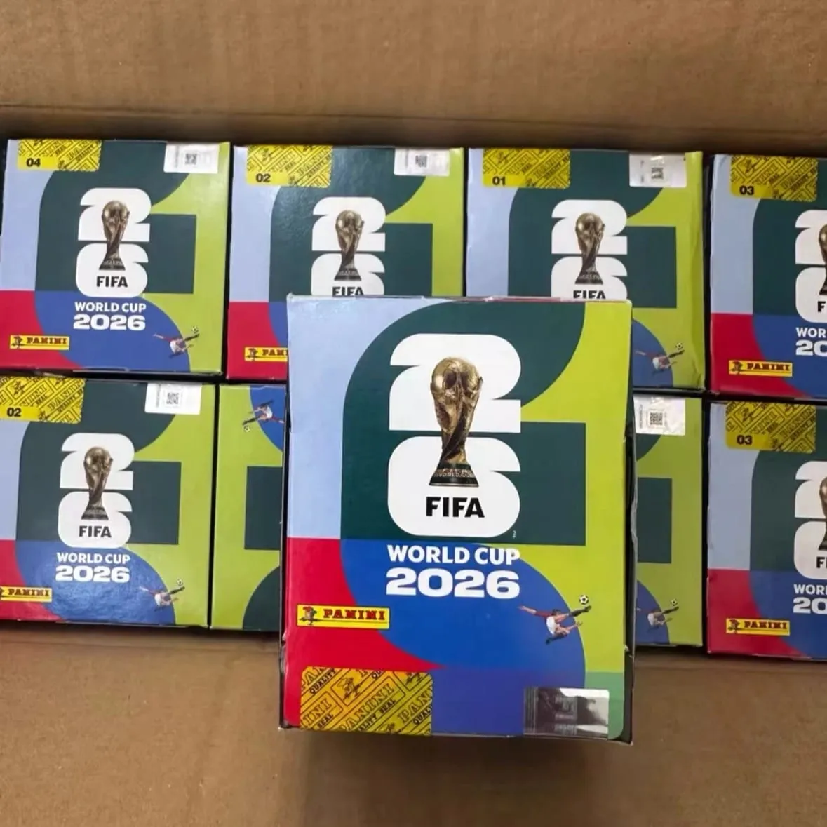 Panini 2026 FIFA World Cup Official Sticker Collection Box - Licensed Full Box with Sticker Album Authentic Football Player — image 1