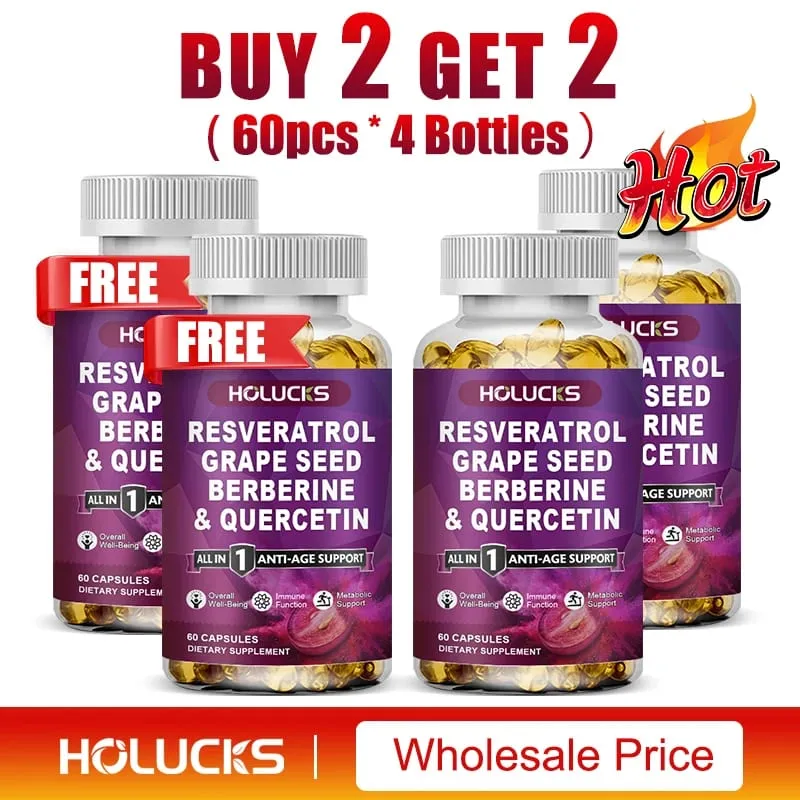 Resveratrol Supplement Boost NAD+ level Anti-Aging Immune Support Improve Metabolic Promote Overall Wellness — image 11