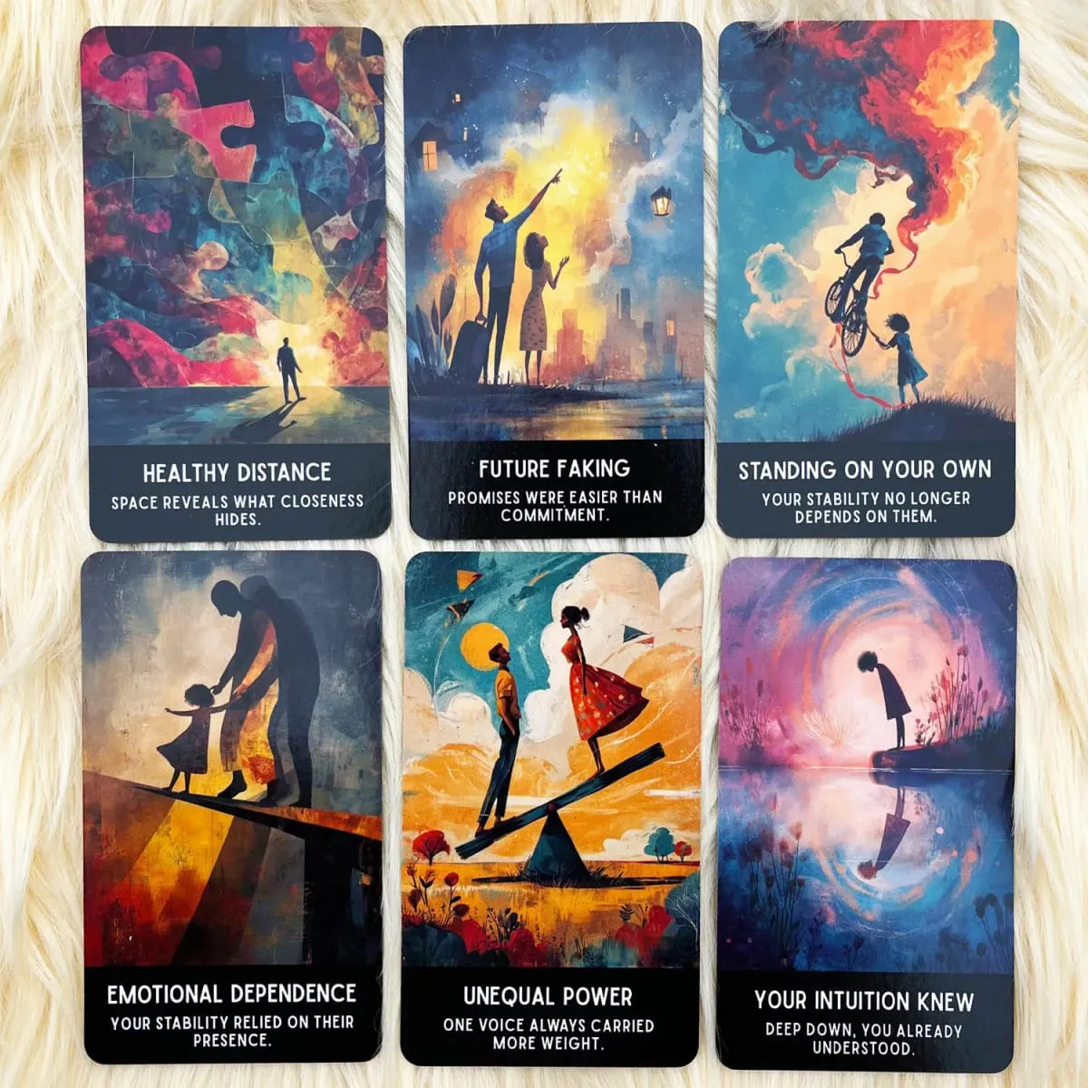 54 Relationship Truth Oracle Cards 13x8 Cm Reveals Communication Patterns Card Game for Personal Growth Insightful Deck