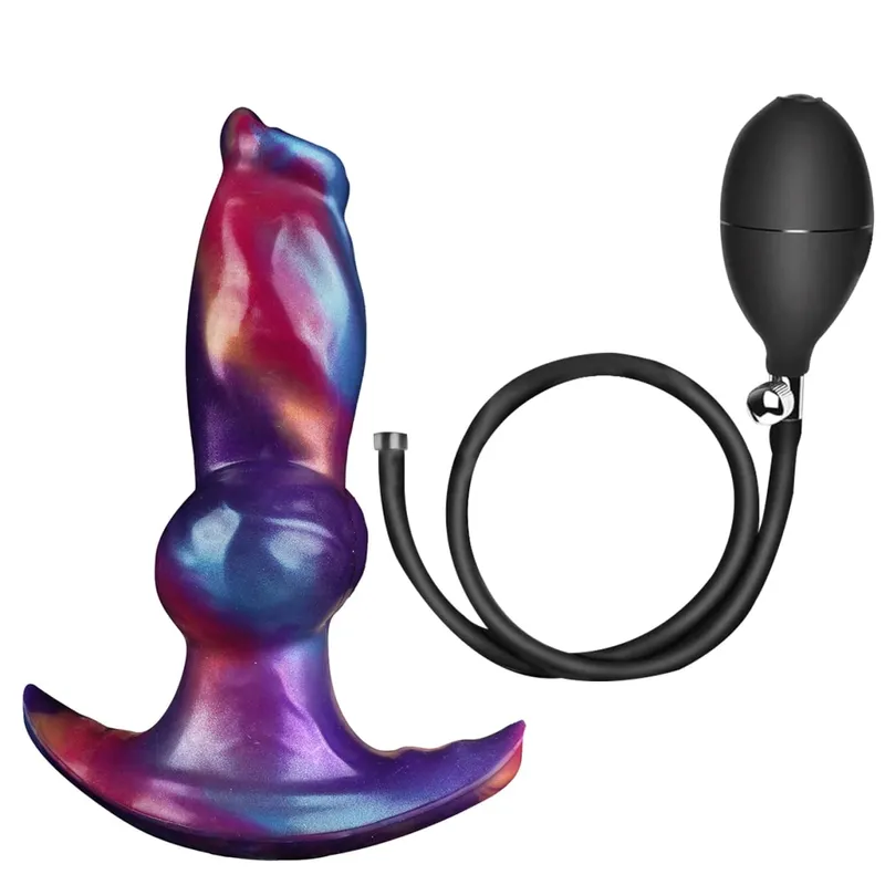 Realistic Dildo Magnetic Suction Expansion Anal Plug Wearable Dildo For Men And Women Plug Butt Vaginal Dilator Adult Sex Toy 18