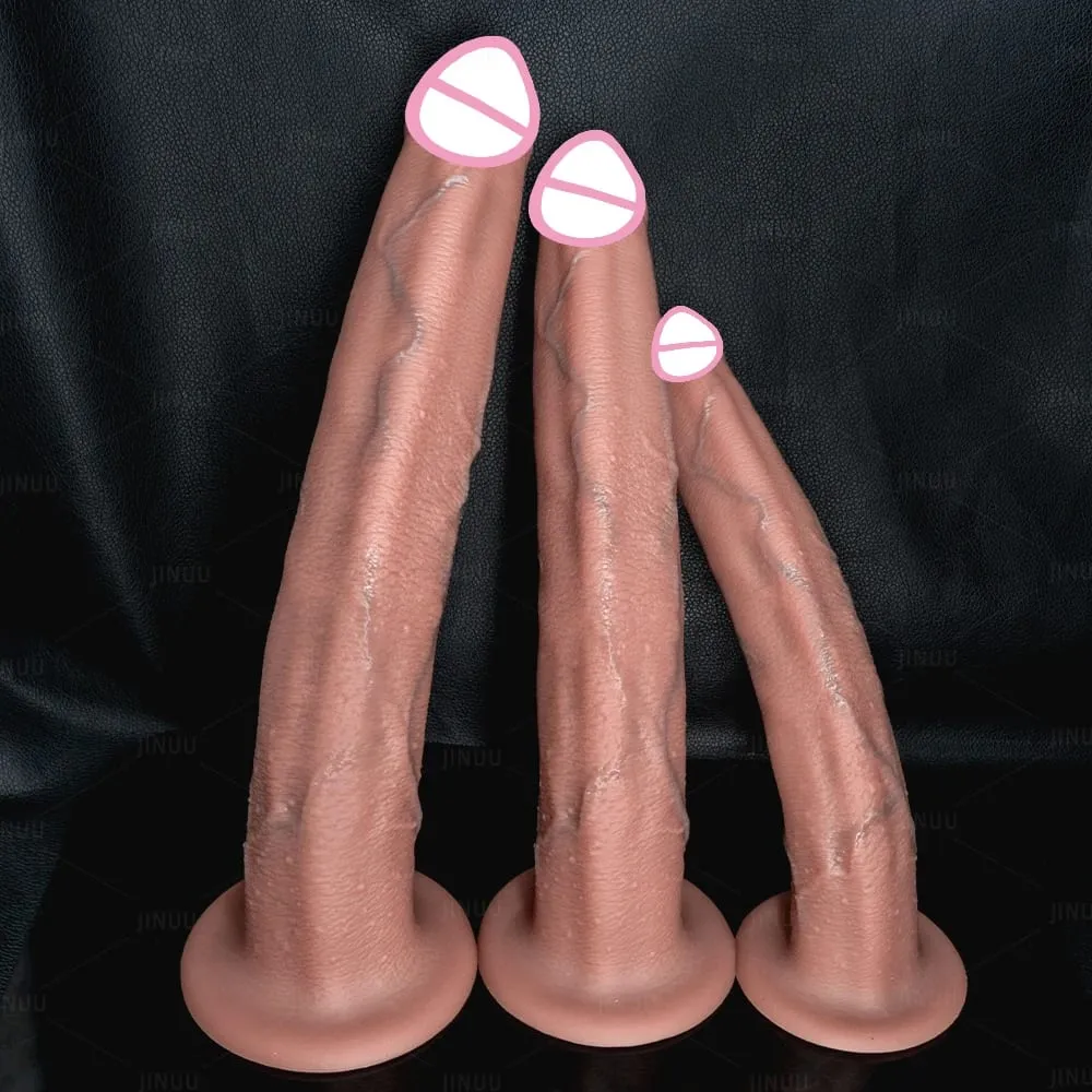 Realistic Long Dildo Anal Plug with Suction Cup Strap-on Penis Butt Plug Long Dick Sex Toys for Women men Phallus Anal Dilator — image 1