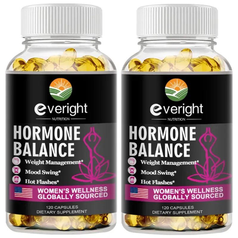 Komplettes pflanzliches Nahrungsergänzungsmittel für die Menopause für Frauen – Multibenefit Menopause Relief Hormonbalance für nächtliche Schweißausbrüche, Stimmung 120 KAPSELN — image 9