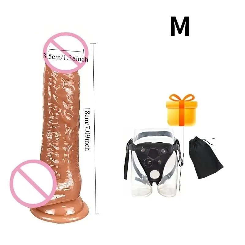 Wearable Realistic Dildo G-Spot Anal Vagina Sexy Adult Masturbation Big Penis for Women Sex Toys Dildos Massager Masturbators 18 — image 10