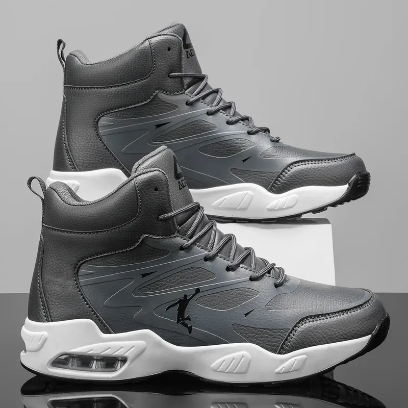 Men's High-Top Basketball Shoes Fashion Air Cushioning Comfortable Non-Slip Breathable Shock-Absorbing Outdoor Activities Sneake — image 13