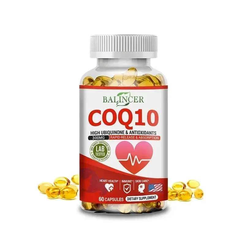 CoQ10 소프트젤 - 코엔자임 Q10(유비퀴논) 보충제 흡수율이 높은 항산화제는 심장 건강과 에너지 생산을 지원합니다 — image 9