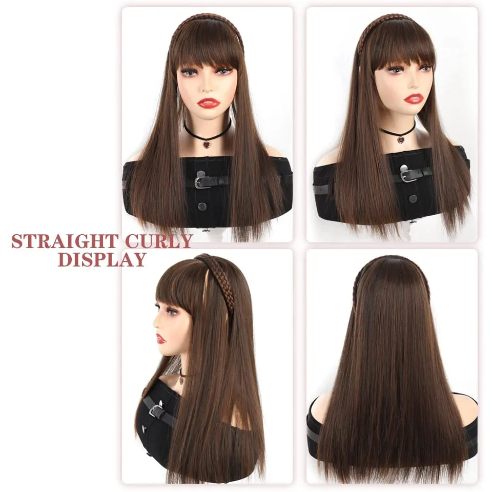 Synthetic Topper for Women Long Water Wave Top Clip Topper Hair Extensions Cover Thinning Hair Grey Hair Increase Volume — image 6