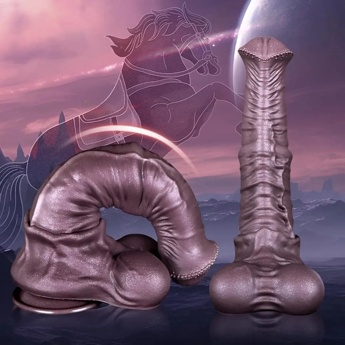 Extra Large Horse Dildo 3.2'' Diameter Monster Big Dildos With Suction Cup For Anal Animal Fantasy Sex Toys For Women Men Gay 18 — image 3