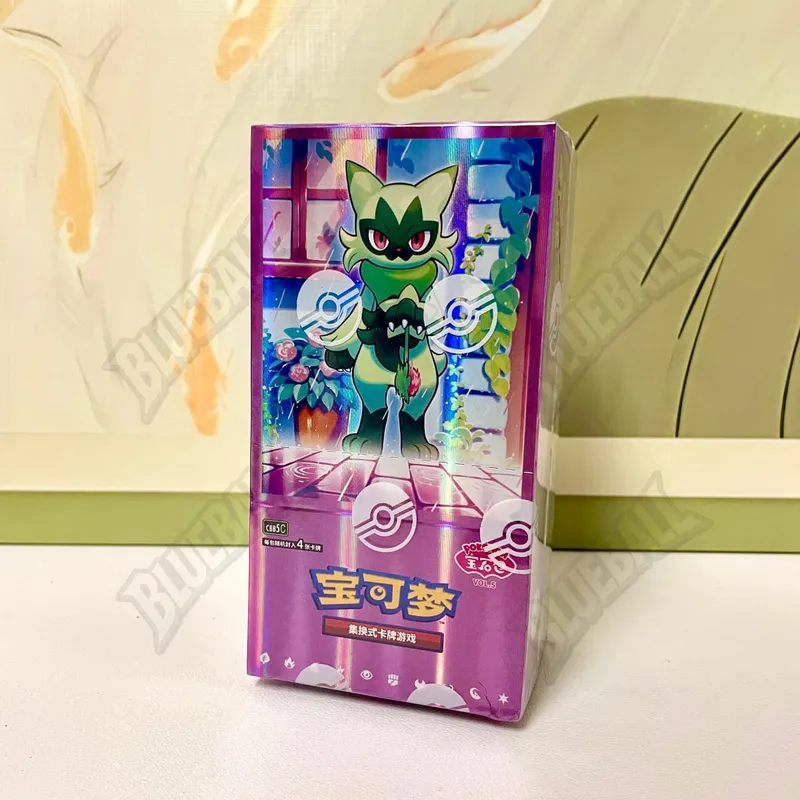 Originální pokemon Scarlet Violet Gem Pack Vol6 Tenká krabička TCG Sběratelská bitva Sběratelské karty Zjednodušená čínská verze Hračky Dárek — image 4