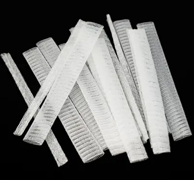 * * Wholesale 15pcs 1Pack White Make Up Cosmetic Brushes Guard Mesh Protectors Cover