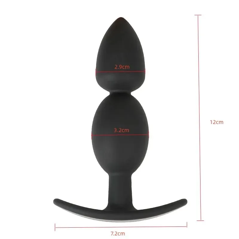 Silicone Wearable Anal Plug Anal Beads Dildo Butt Plug Prostate Massager For Beginners Experienced Adults Sex Toys Anal Dilator