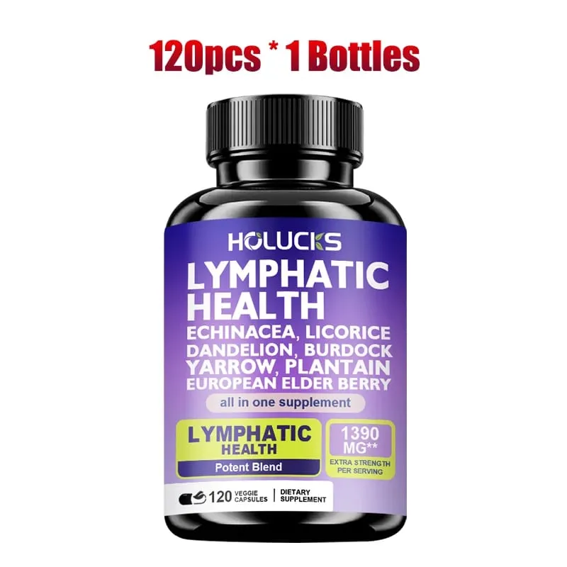 Buy 2 Get 2 Free! Pure Lymphatic Health Capsules Support Reduces Swelling Boosts Detox & Immune System Improves Circulation — image 8