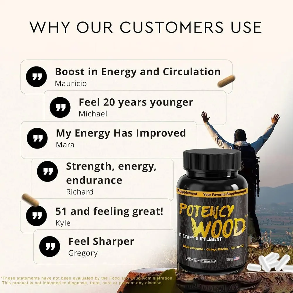 Extra Strength Male Supplement with Panax Ginseng Ashwagandha Gingko Tribulus Extract for Energy Stamina & Boosting Blood Flow — image 7