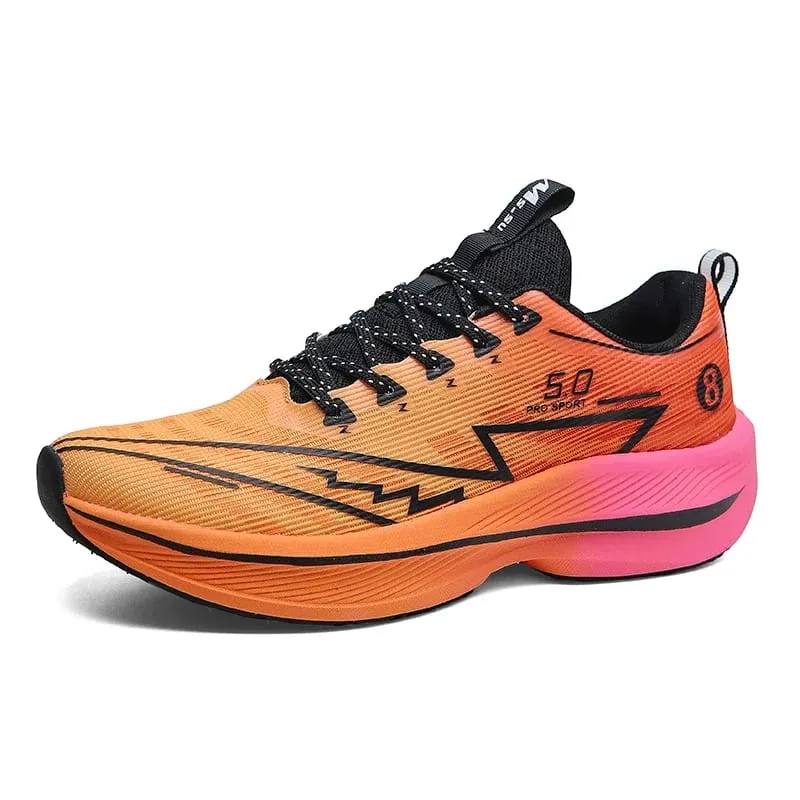New Men's Carbon Plate Running Shoes Soft Cushion Shock Absorbing Sports Shoes Unisex Sneakers Light Anti-Slip Training Shoes — image 10