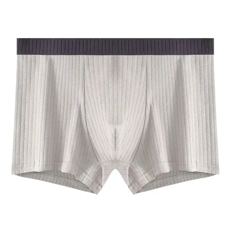 1/4 PCS Men's Underwear Men's Pure Cotton Four Corner Shorts All Cotton Antibacterial Crotch Teenage Boy Flat Angle Underwear