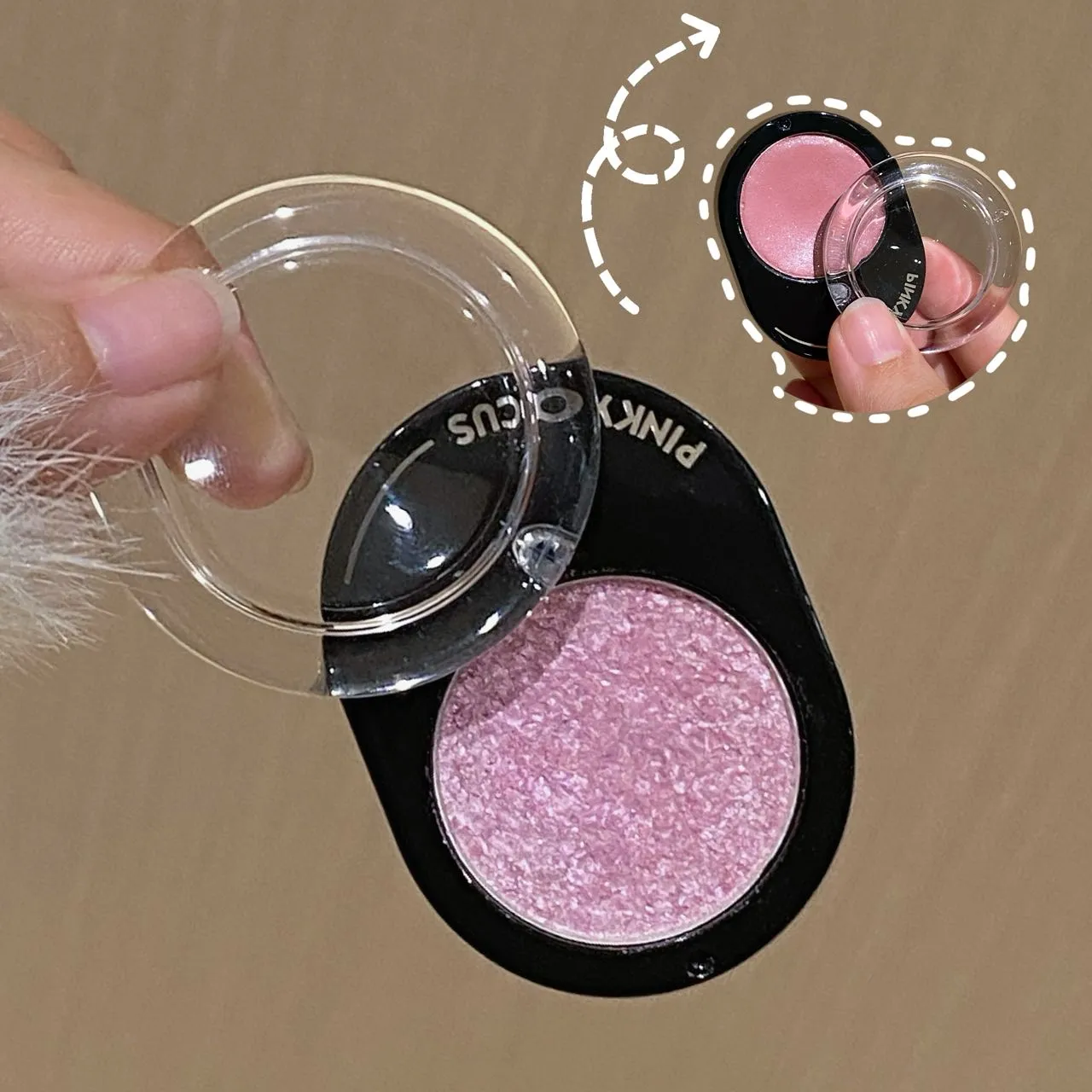 12 Colors Diamond Shining Eyeshadow Cosmetics Long Lasting Silky Easy To Color Pearl Light Brightening Eye Shadow Makeup Palette — image 7