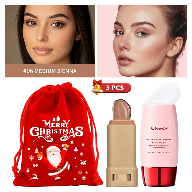 Blur Magnet Primer at Eraser Foundation Stick Long Lasting Pore Minimizing Smooth Face Makeup Oil Control Matte Christmas Gift — image 2